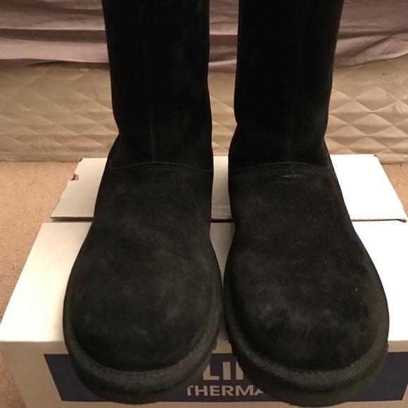 Ugg Payton zipper boot girls size 2 black - Picture 3 of 6